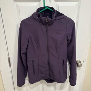 The North Face Wind Wall Fleece Purple Full Zip Jacket Womens U.S. Small
